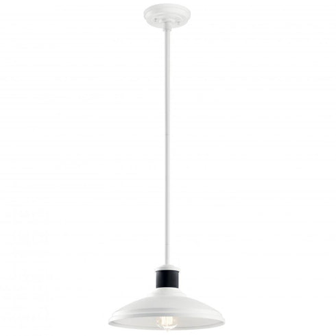 Kichler Allenbury 1 Light Outdoor Pendan Semi Flush Model: 49982OZ