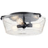 Kichler Alton 3 Light Flush Mount Model: 45299BK