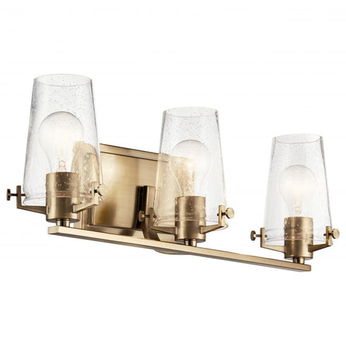 Kichler Alton 3 Light Vanity Light Champagne Bronze Model: 45297CPZ