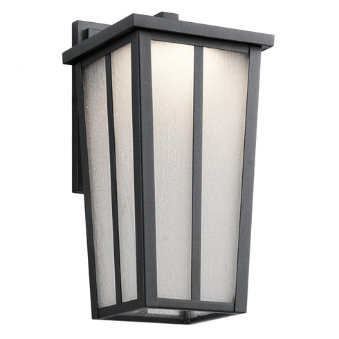 Kichler Amber Valley 1 Light LED Outdoor Wall Model: 49622BKTLED