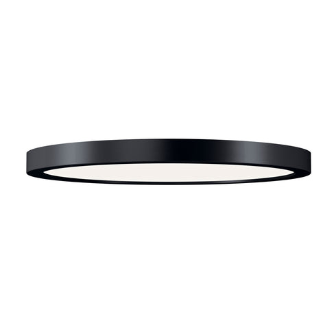 Kichler Ara 11in. Flush Mount 3000K BK in Black Finish Model: 53011BK30