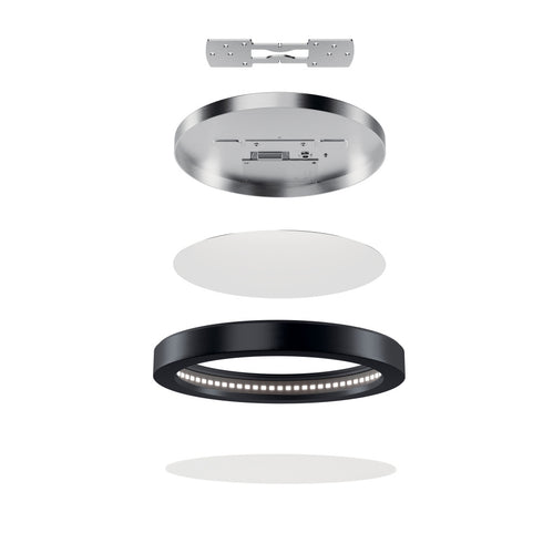 Kichler Ara 7 in. Downlight 3000K BK in Black Finish Model: 53007BK30