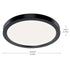 Kichler Ara 9 in. Flush Mount 3000KBK in Black Finish Model: 53009BK30