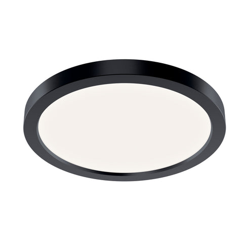 Kichler Ara 9 in. Flush Mount 3000KBK in Black Finish Model: 53009BK30
