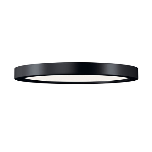 Kichler Ara 9 in. Flush Mount 3000KBK in Black Finish Model: 53009BK30