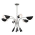 Kichler Arcus Chandelier 6 Light in Champagne Bronze Finish Model: 52559CPZWH