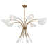Kichler Arcus Chandelier 8 Light in Champagne Bronze Finish Model: 52560CPZWH