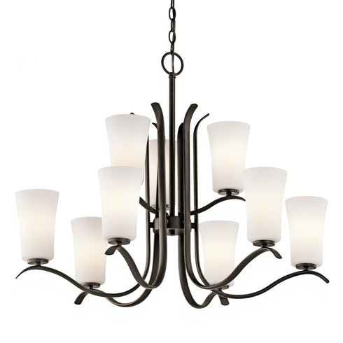 Kichler Armida 9 Light Chandelier Model: 43075OZL18
