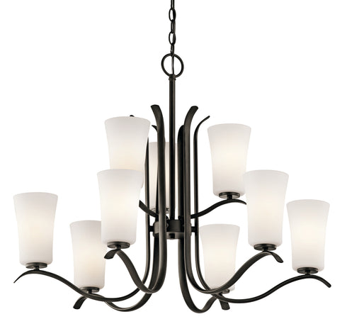 Kichler Armida Chandelier 9 Light in Olde Bronze Finish Model: 43075OZ