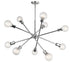 Kichler Armstrong 10 Light Chandelier Model: 43119BK