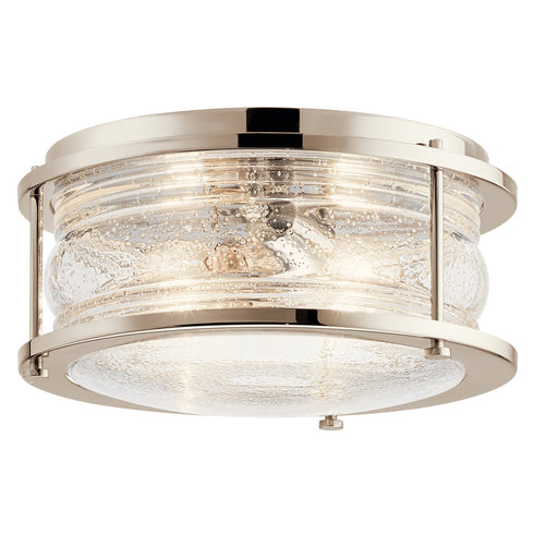 Kichler Ashland Bay 2 Light Flush Mount Model: 42910PN