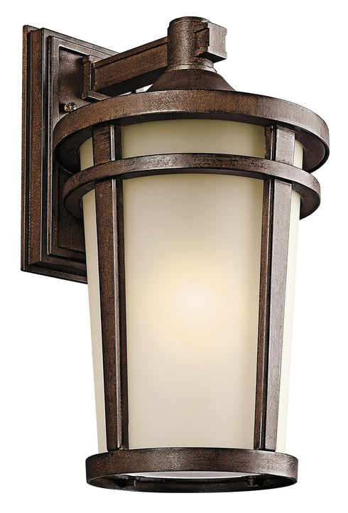 Kichler Atwood 1 Light Fluorescent Outdoor Wall Model: 49073BSTFL