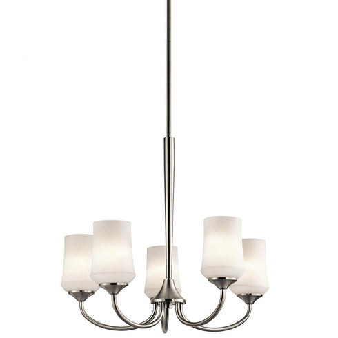 Kichler Aubrey 5 Light Chandelier Model: 43665NIL18
