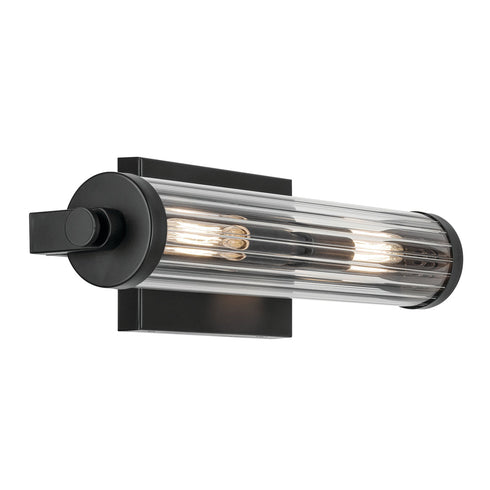 Kichler Azores Wall Sconce 2 Light in Black Finish Model: 45648BK