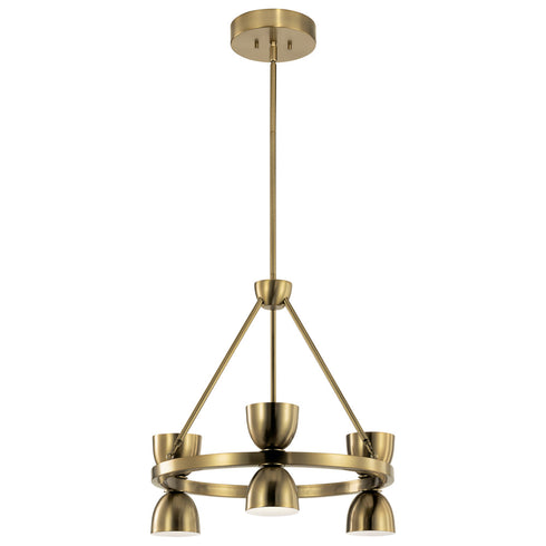 Kichler Baland™ 22 Inch 6 Light Chandelier Model: 52417BNBLED