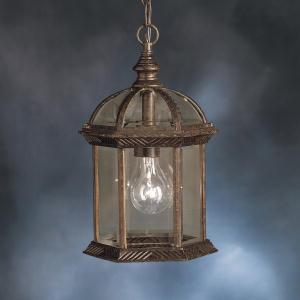 Kichler Barrie 1 Light Outdoor Pendant Model: 9835BK
