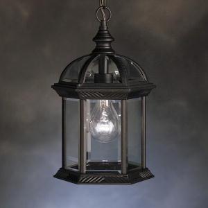Kichler Barrie 1 Light Outdoor Pendant Model: 9835BK