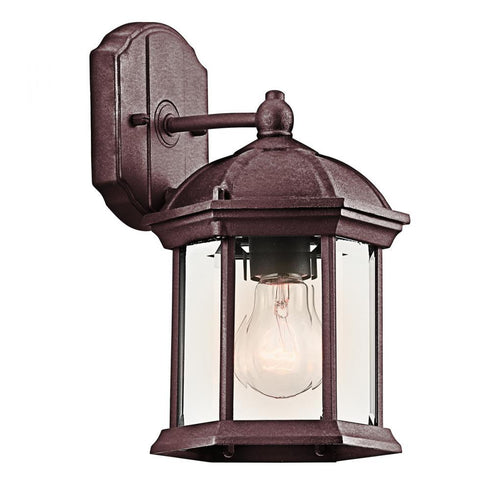 Kichler Barrie 1 Light Outdoor Wall Model: 49183BK