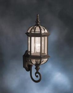 Kichler Barrie 1 Light Outdoor Wall Model: 9736BK