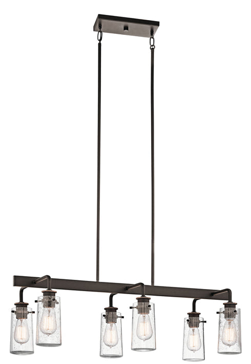 Kichler Braelyn 6 Light Linear Chandelier Model: 43059OZ