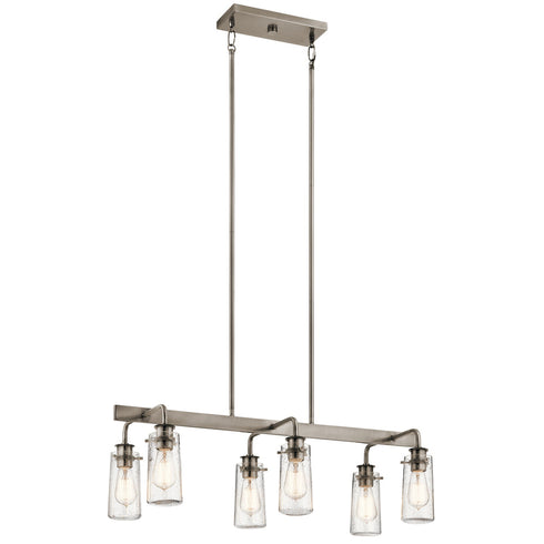 Kichler Braelyn 6 Light Linear Chandelier Model: 43059OZ