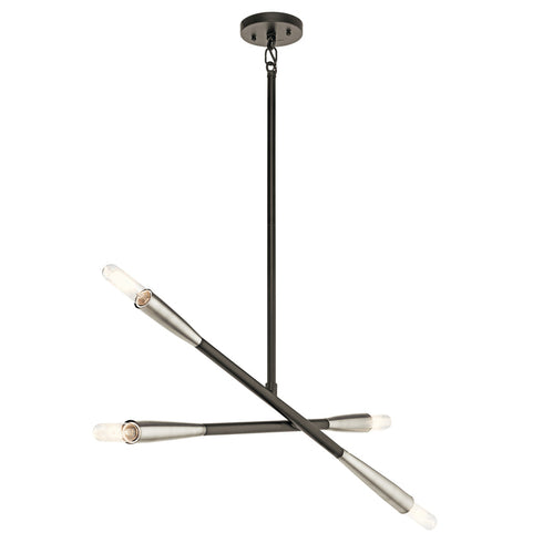 Kichler Branches 4 Light Chandelier Model: 43794BK