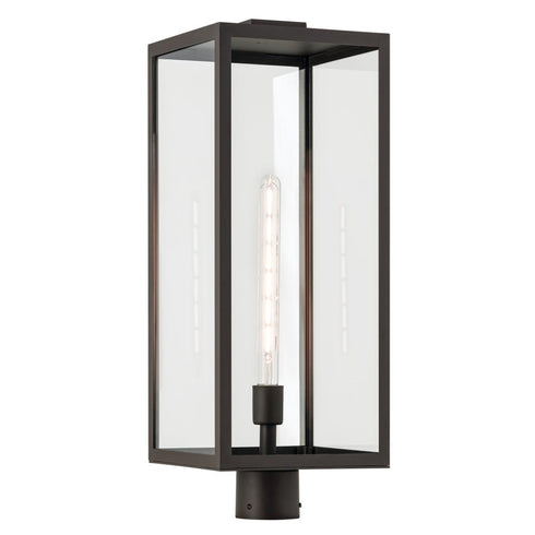 Kichler Branner Outdoor Post Light 1 Light in Black Textured Finish Model: 59115BKT