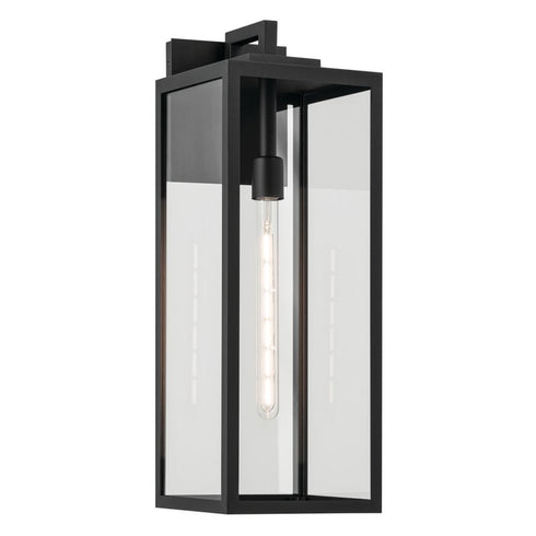 Kichler Branner Outdoor Wall 1 Light in Black Textured Finish Model: 59113BKT