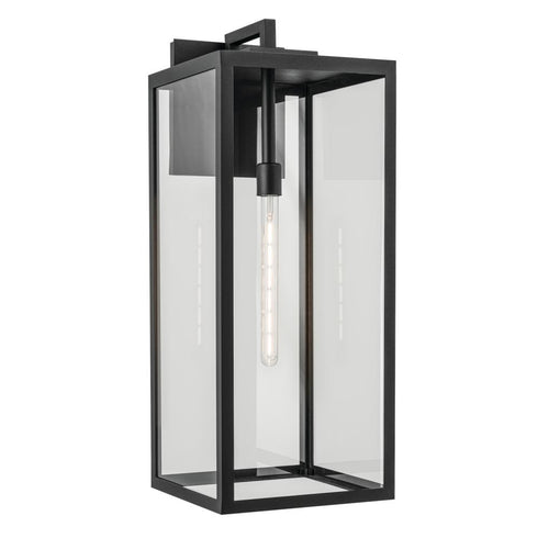 Kichler Branner Outdoor Wall 1 Light in Black Textured Finish Model: 59114BKT