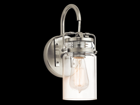 Kichler Brinley 1 Light Wall Sconce Model: 45576NI