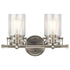 Kichler Brinley 2 Light Bath Model: 45688NI