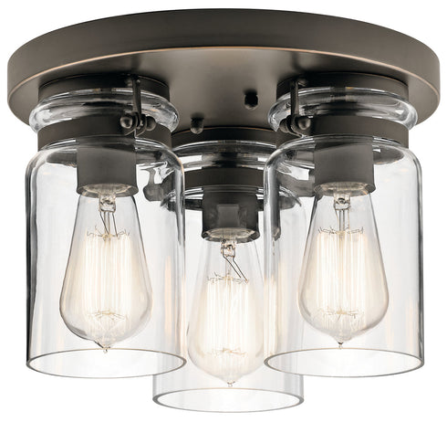Kichler Brinley 3 Light Flush Mount Model: 42891NI