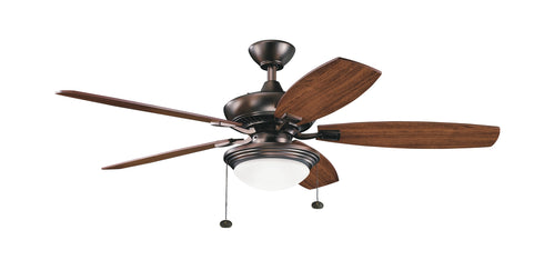 Kichler Canfield Select LED 52 Inch Fan in Oil Brushed Bronze Model: 300026OBB