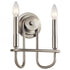 Kichler Capitol Hill 2 Light Wall Sconce Model: 52308BK
