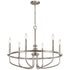 Kichler Capitol Hill 6 Light Chandelier Model: 52304BK