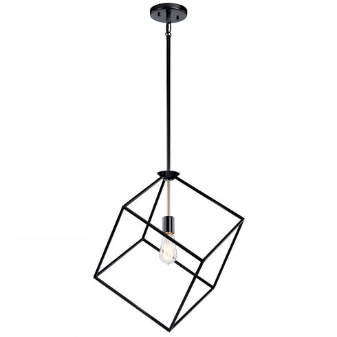 Kichler Cartone 1 Light Pendant Model: 42525BK