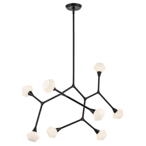 Kichler Cassius Chandelier Extra Large 8 Light in Black Finish Model: 52763BK