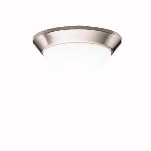 Kichler Ceiling Space Flush Mount 1 Light in Brushed Nickel Finish Model: 8880NI