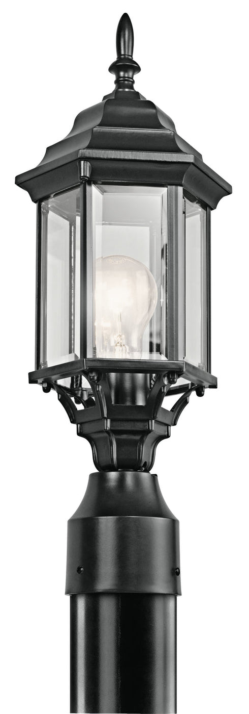 Kichler Chesapeake 1 Light Outdoor Post Mt Model: 49256BK