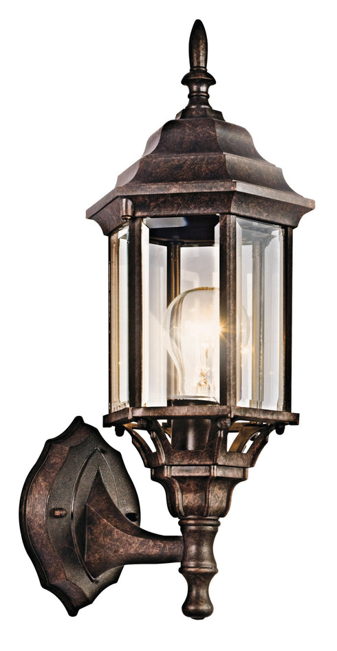 Kichler Chesapeake 1 Light Outdoor Wall Model: 49255BK