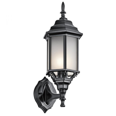Kichler Chesapeake Outdoor Wall 1 Light in Black Finish Model: 49255BKS