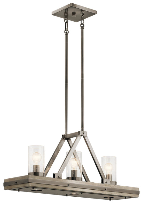 Kichler Colerne 6 Light Linear Chandelier Model: 43433AUB