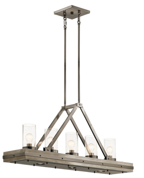 Kichler Colerne 8 Light Linear Chandelier Model: 43491AUB
