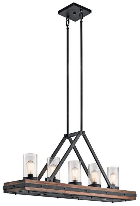 Kichler Colerne 8 Light Linear Chandelier Model: 43491AUB