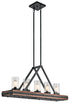 Kichler Colerne 8 Light Linear Chandelier Model: 43491AUB