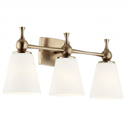 Kichler Cosabella™ 24 Inch 3 Light Vanity Light Model: 55092CPZ