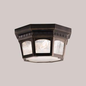 Kichler Courtyard 3 Light Outdoor Ceiling Model: 9538RZ