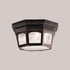Kichler Courtyard 3 Light Outdoor Ceiling Model: 9538RZ