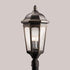 Kichler Courtyard 3 Light Outdoor Post Mt Model: 9533BKT