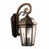 Kichler Courtyard 3 Light Outdoor Wall Model: 9034BKT